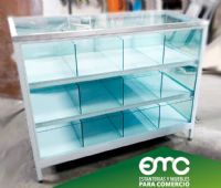 MOSTRADOR VISTA COMPLETA CON DIVISIONES